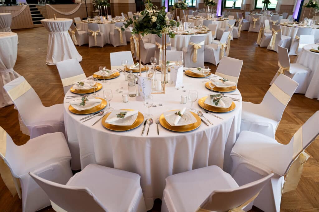 Hochzeitstafel im Schützenhaus Grabow