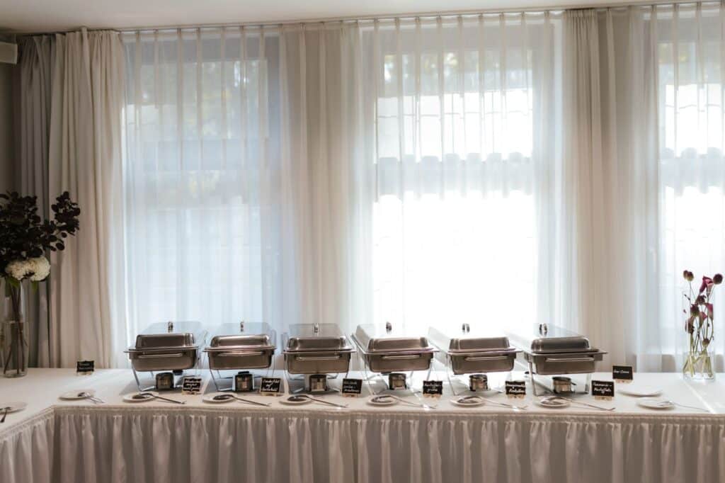 Buffet im Festsaal vom Haus am See Schwerin